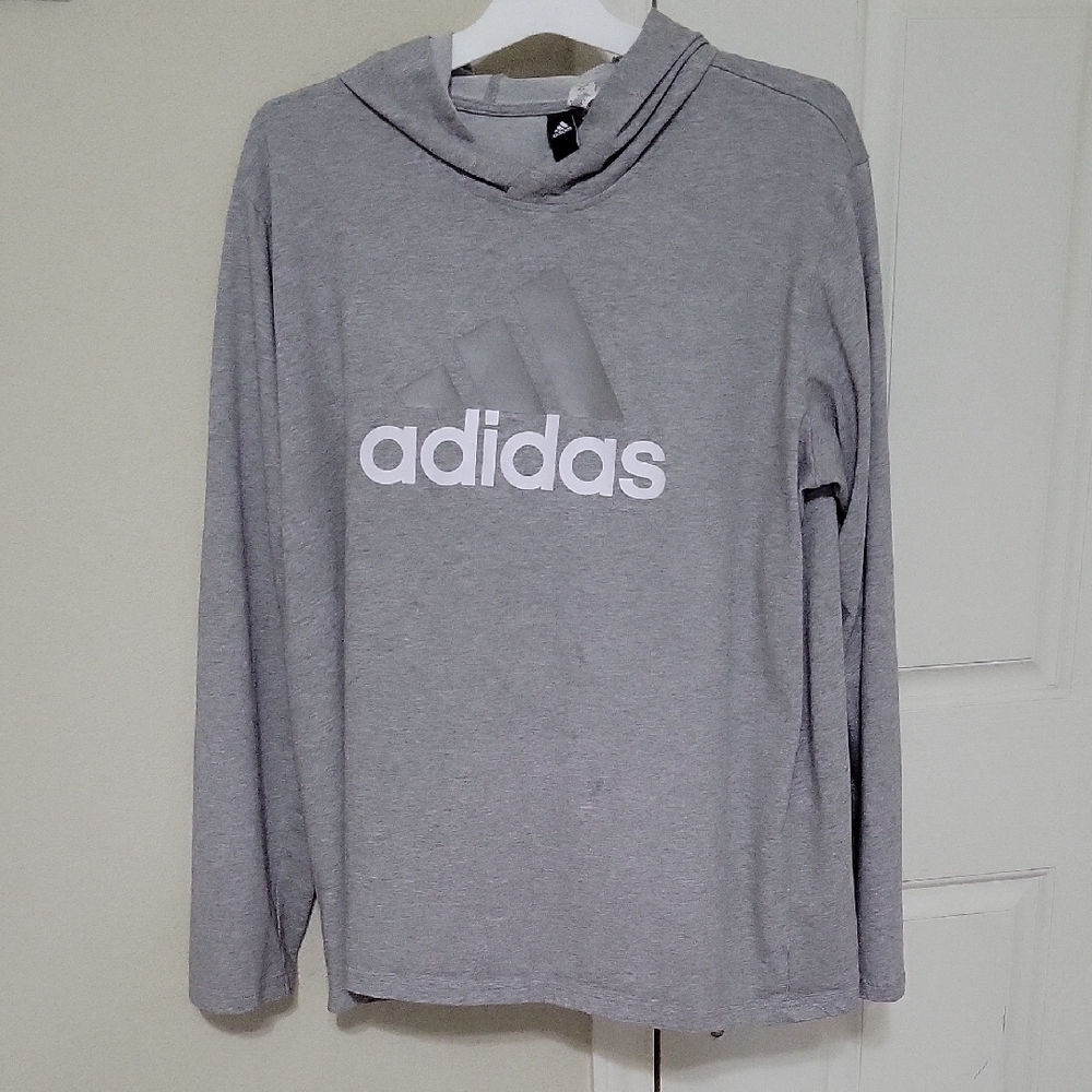 Adidas Gray Sweatshirt Minimalist Athletic Wear